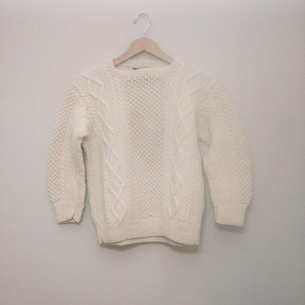 Traditional Irish Aran Sweater
